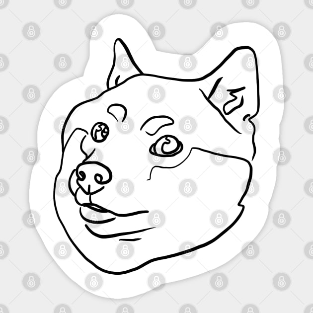 doggo meme Sticker by Mousely 